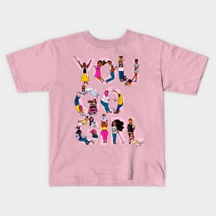 feminism cartoon rage Kids T-Shirt